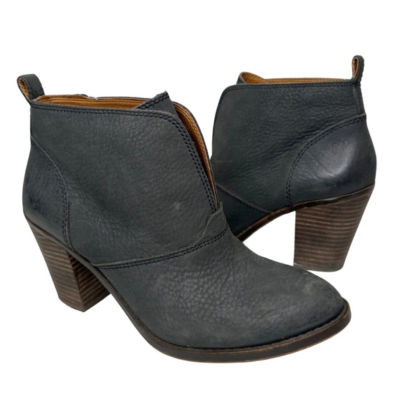 Lucky Brand Shoes - Lucky Brand Ehllen Black Leather Ankle Boot Size 8
